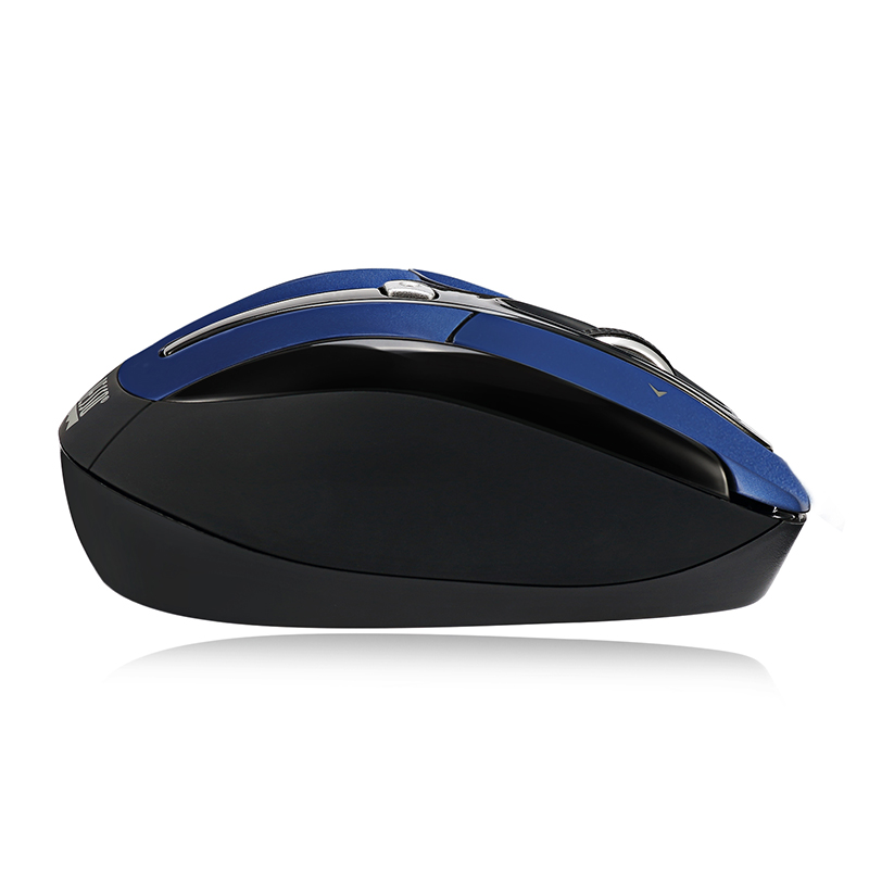 Adesso IMOUSE S60L Mouse - USB - Optical - 6 Button(s) - Blue - Right-handed 
